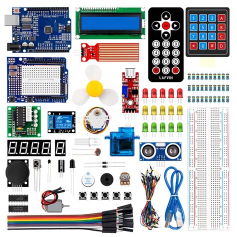 Kit De Aprendizaje Lafvin Super Starter Para Arduino Uno R Placa Motor