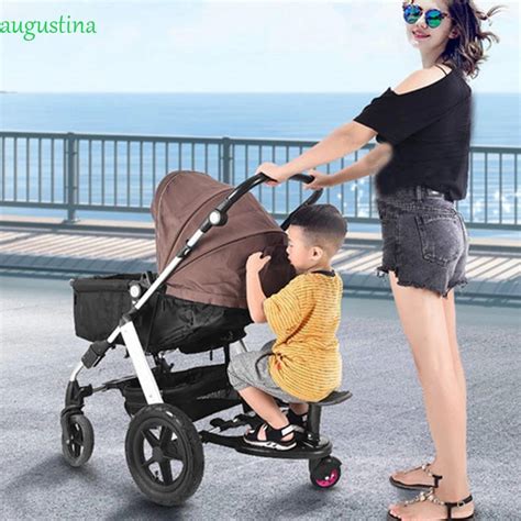 Carrinho De Bebe Com Pedal - AUGUSTINA Carrinho De Bebê Auxiliar Pedal Placa De Pé Conector Com ...
