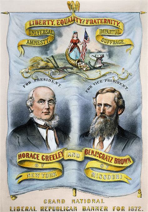 Presidential Campaign, 1872 Photograph by Granger - Fine Art America