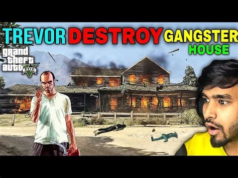 TREVOR DESTROY GANGSTER BASE GTA 5 GAMEPLAY IN HINID GAT V