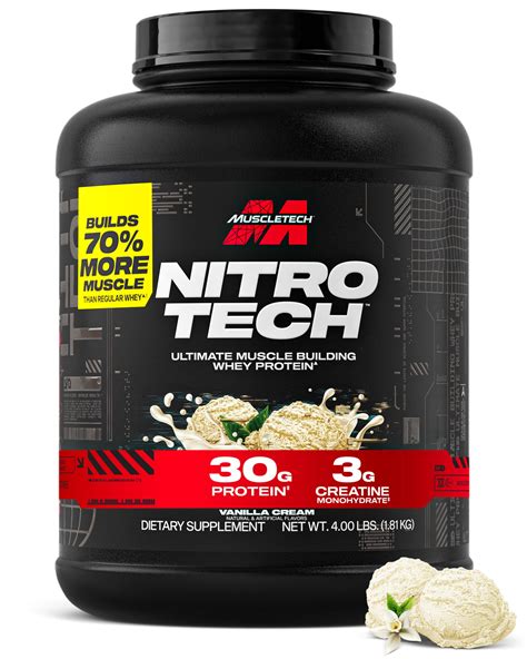 Snapklik.com : Muscletech Whey Protein Powder (Vanilla Cream, 4 Pound