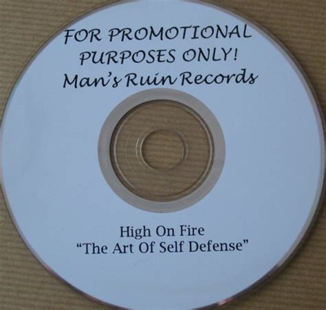 High On Fire The Art Of Self Defense Cd Discogs