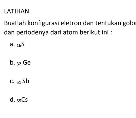 Cara Mengerjakan Konfigurasi Elektron Menurut Bohr Tutorial Dalam