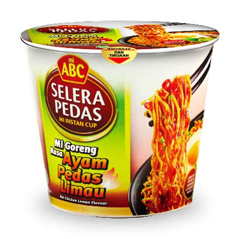 Mi ABC Selera Pedas Cup Noodles Hot Chicken Lemon NTUC FairPrice