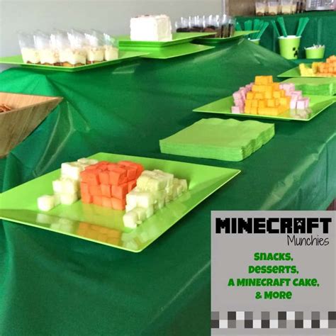 Minecraft Party Food