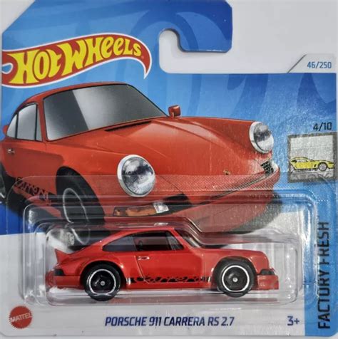 HOT WHEELS RED Porsche 911 Carrera RS 2 7 7 99 PicClick UK