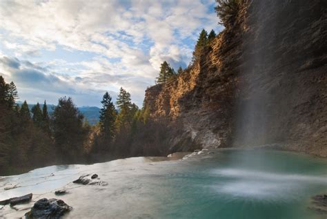 Falls Fairmont Hot Springs British Columbia Canada