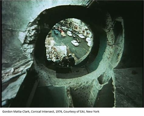 Gordon Matta Clark Conical Intersect 1974