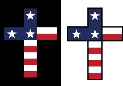 Usa Flag Cross American Patriotic Free Svg File For Members Svg Heart