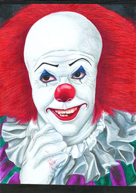 Pennywise. IT - 1990 by EltonDs on DeviantArt