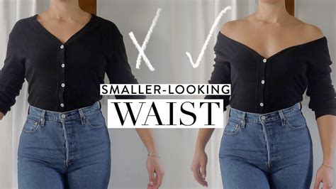 Ways To Make Your Waist Look Smaller Styling Tips Illusions Youtube