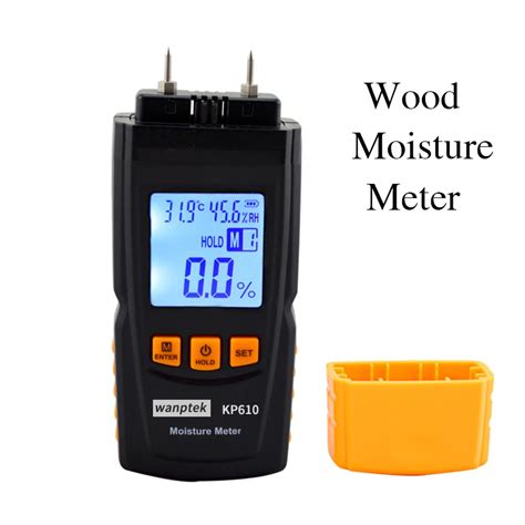 Handheld Wood Moisture Meter Humidity Tester Timber Damp Detector Wood