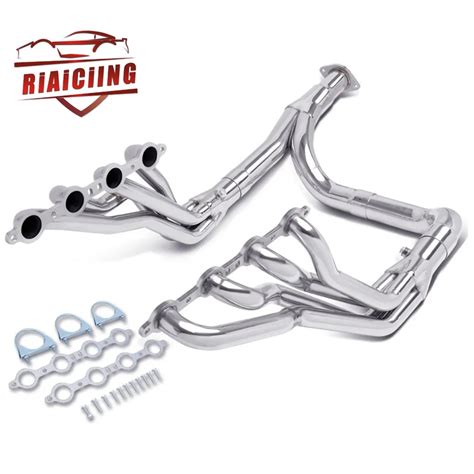 Stainless Steel Exhaust Manifold Header For Chevy Gmc Gmt Silverado