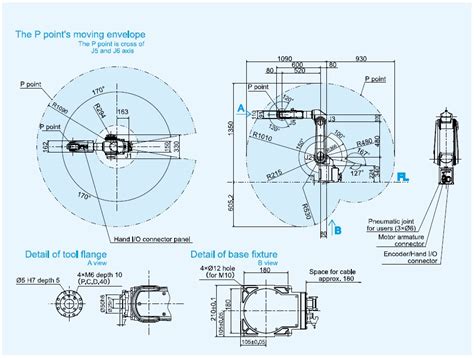 Tv1000h Shibauratoshiba 6 Axis Vertical Articulated Robot