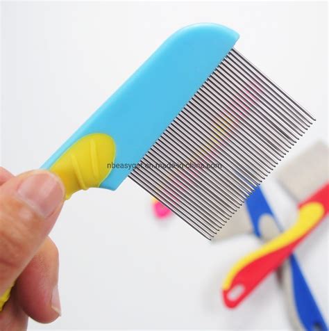 Pet Flea Removal Comb Stainless Steel Teeth Pet Grooming Tool Esg16219