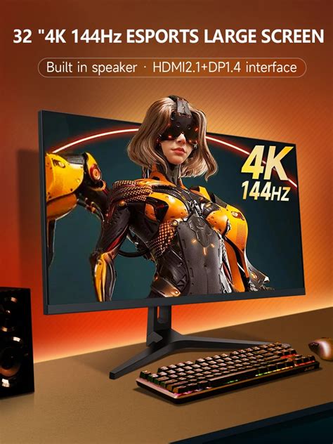 32-дюймовый, 4K, 144 дюйма, настольный компьютер для игр, дисплей для ...