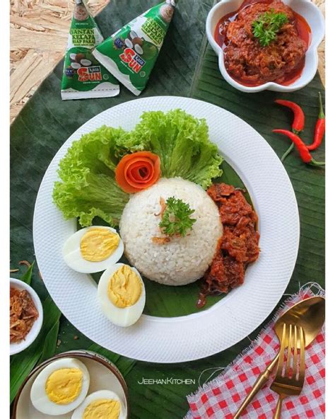 Resep Nasi Lemak Sambal Kerang Dari Jeehankitchen