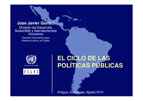 Pdf El Ciclo De Las Politicas Publicas Gomez Cepal