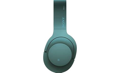 Sony H Ear On Wireless NC MDR 100ABN Viridian Blue Bluetooth