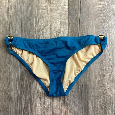 J Crew Swim J Crew Teal Bikini Bottom Size Medium Nwt Poshmark