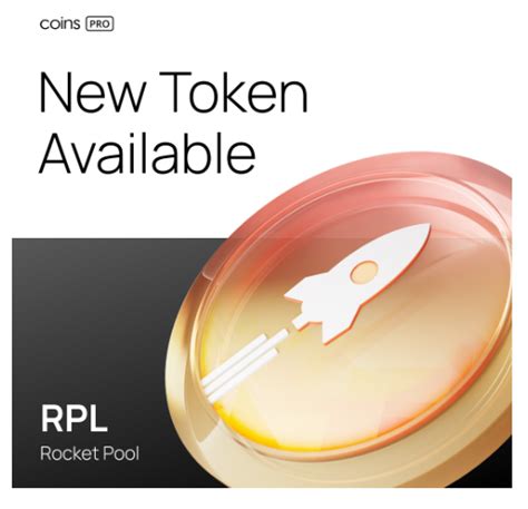 رموز Lido LDO و Rocket Pool RPL مدرجة الآن على منصة Coins Pro