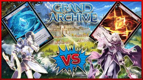 Gg Grand Archive Tcg Zander Water Vs Merlin Fire Win A Box