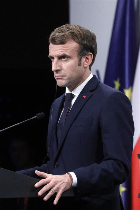 Photo Le président de la République Emmanuel Macron lors de la