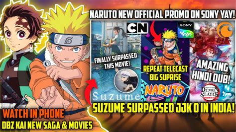 Naruto New Seasons Official Promo Big Suprise On Sony Yay Suzume