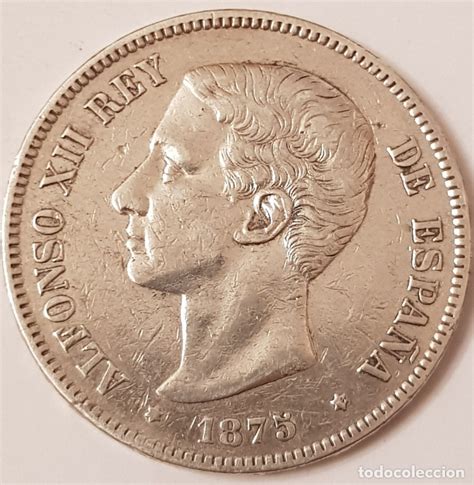 Moneda Pesetas Plata Alfonso Xii Dem Vendido En Subasta