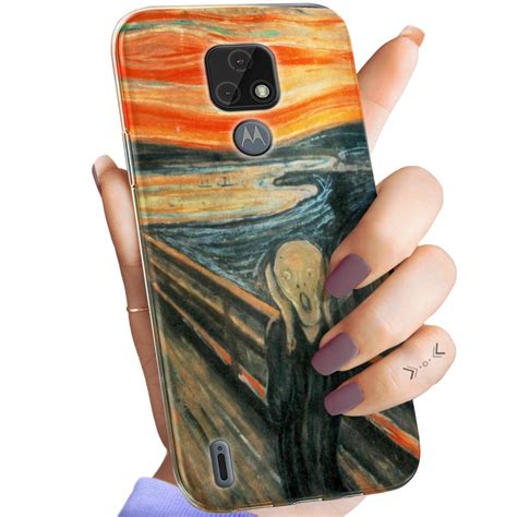 Etui Do Motorola Moto E Wzory Edvard Munch Krzyk Malarstwo Obudowa