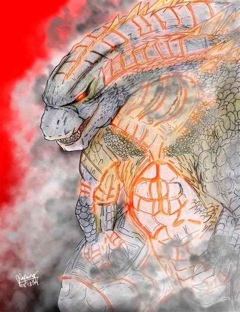 Burning Godzilla (Legendary Era) by AVGK04 on DeviantArt