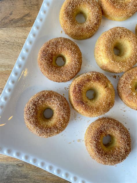 Delicious Vegan Cinnamon Sugar Donuts Peanut Butter And Jilly