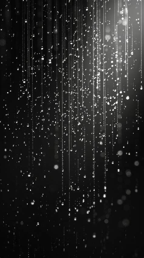 AI generated Rain Falling Down on a Black Background 43172486 Stock ...