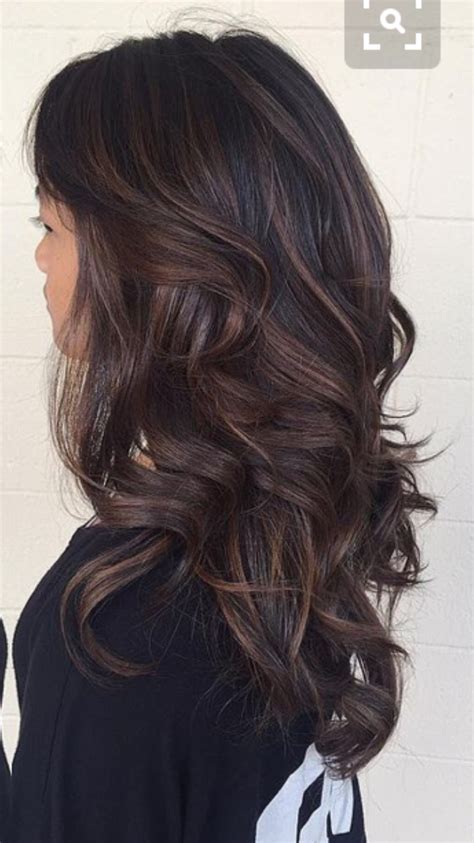 Espresso And Mocha Dark Brown Hair Balayage Brown Ombre Hair Brown