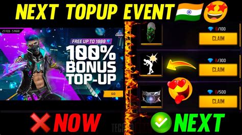 NEXT TOPUP EVENT FREE FIRE NEW TOPUP EVENT NEXT TOP UP EVENT