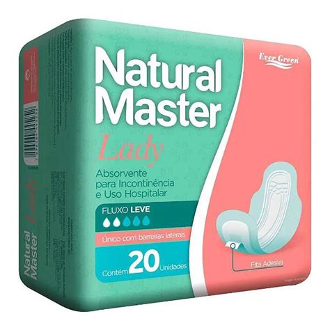 Absorvente Externo Natural Master Lady Incontinência e Uso Hospitalar