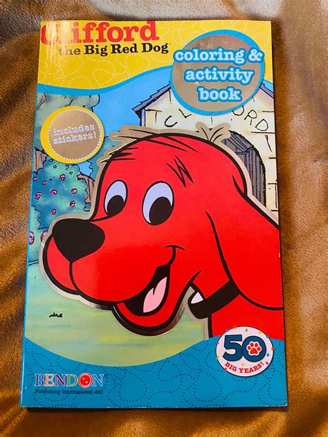 2012 Clifford the Big Red Dog Activity Sticker Book - Etsy