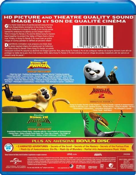 Kung Fu Panda 3 Movie Collection Blu Ray Sous Titres Français Eur