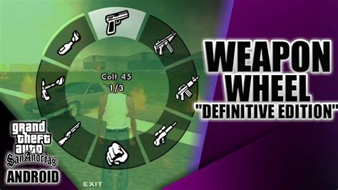 Weapon Wheel Definitive Edition For Gta San Andreas Android Youtube