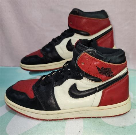 Nike AJ 1 High Black Toe on Carousell