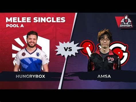 Hungrybox Vs Amsa Melee Singles Pool B Smash Summit Youtube