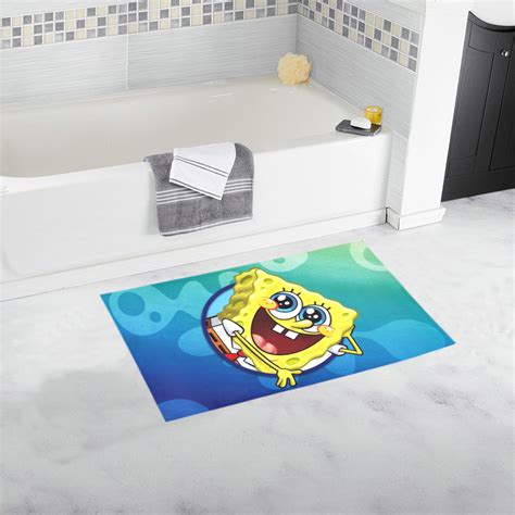 Spongebob Bath Mat Bath Rug Inspire Uplift