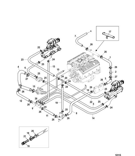 A Comprehensive Diagram Of The 5 7 Mercruiser Raw Water Pump