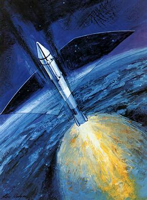 Space Rocket Painting at PaintingValley.com | Explore collection of ...