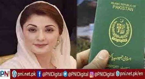 Maryam Nawaz Moves Lhc For Return Of Her Passport