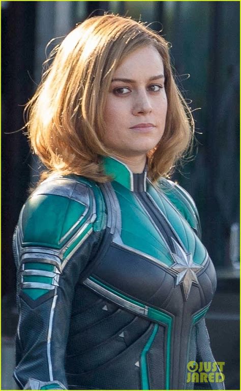 Brie Larson Gets Into Her Superhero Costume as 'Captain Marvel' - See ...