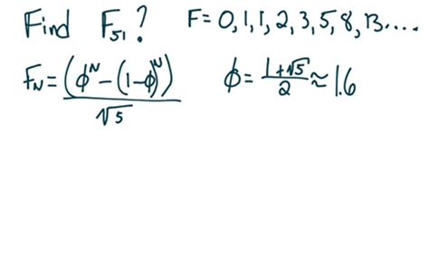 Solved Calculate The Golden Ratio Obtained From The Fibonacci