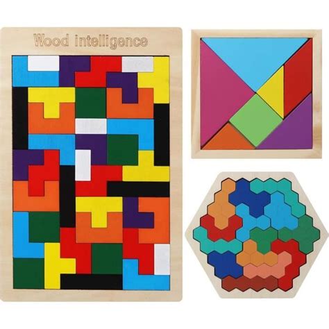 Casse T Te En Bois Tangram Tangram Enfant Thinking Toys Tangram Bois