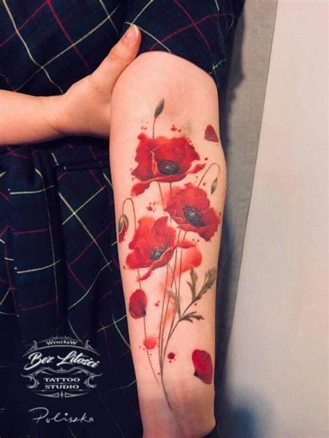 Poppy Flower Tattoo Meanings 30 Design Ideas Artofit