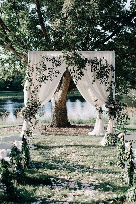 Top 35 Outdoor Backyard Garden Wedding Ideas Hi Miss Puff